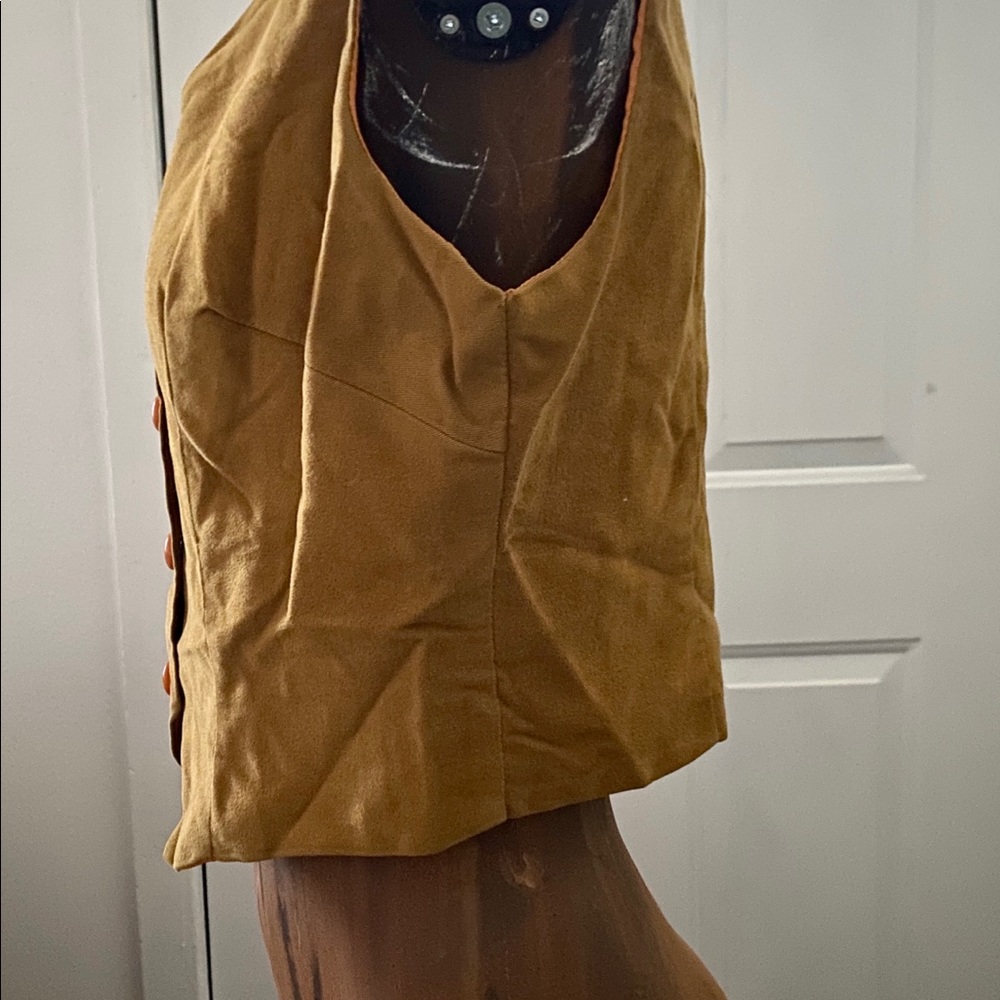 Vintage 70’s Women Vest Sz Large - Picture 2 of 5
